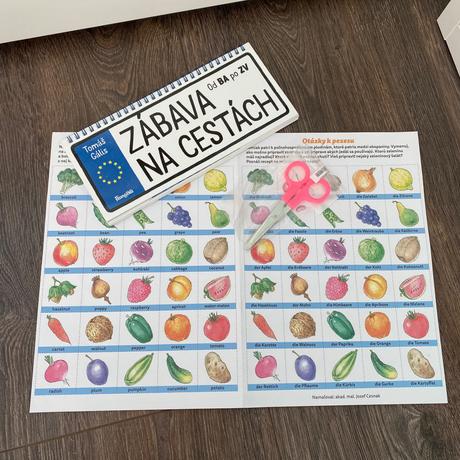 Knižka + pexeso + nožnice, 