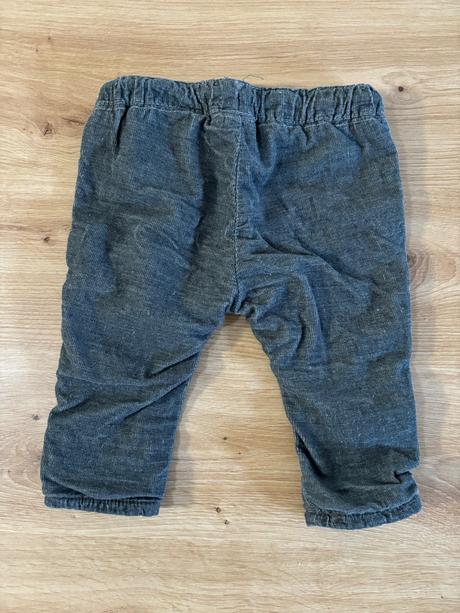 Menčestrové nohavice, h&m,68