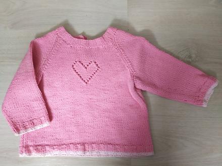 Handmade svetřík jako nový, 80