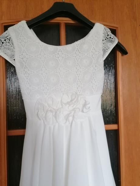 Biele šaty, abercrombie&fitch,140