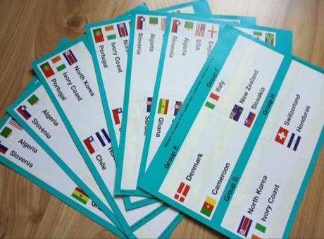 Nalepky vlajky statov 83 ks.,