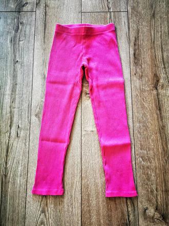 Rebrované legíny, h&m,128