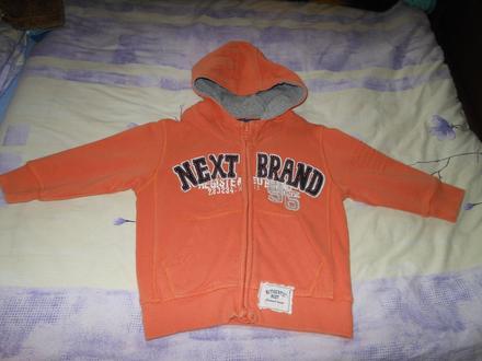 Oranžová mikinka next 86, next,86