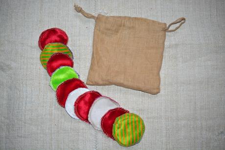 Odličovacie tampóny z bavlny a bambusu,