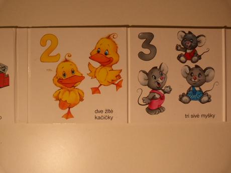 Kniha - čísla vo farbách - krásne reporelo,