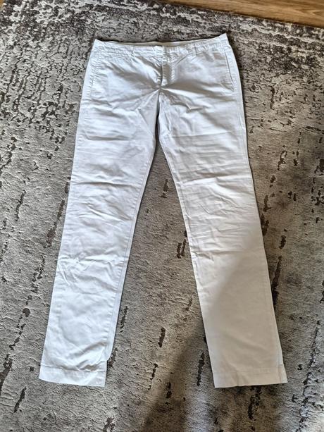 Biele nohavice mango 44, mango,44