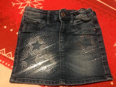Krásna, moderná minisukňa pre malú parádnicu, h&m,110