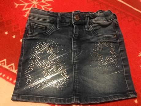 Krásna, moderná minisukňa pre malú parádnicu, h&m,110