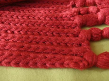 Bordový šál vypredaj, xxl