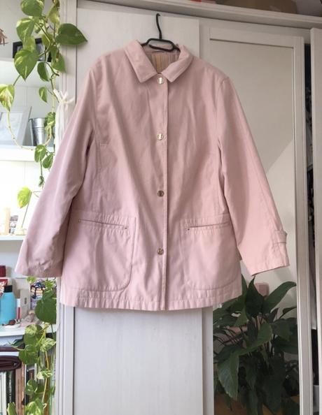 Ružová jarná bunda/ bledoružová ľahká bunda, 4xl