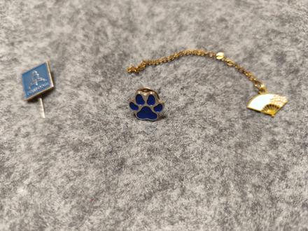 Odznaky a zalozka do knizky,