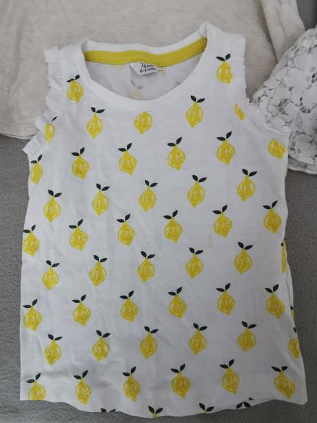 3 x tričko /1337/, h&m,74