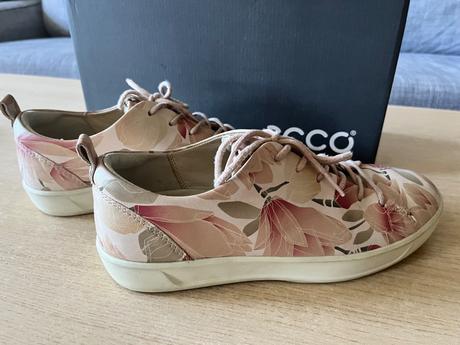 Kožené poltopánky ecco, ecco,37