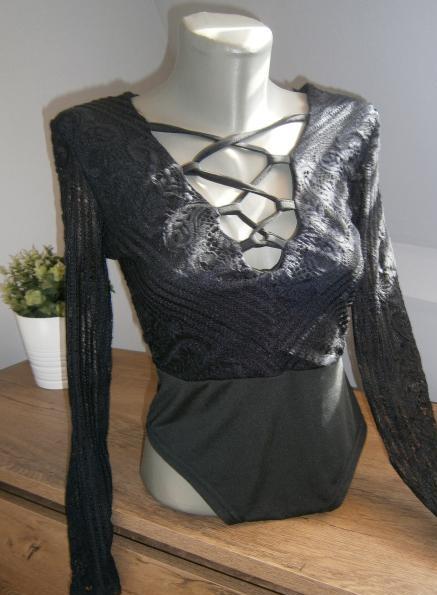 Dámske elegantné body s krajkou xs/s, s / xs