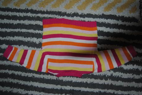 Pásikavý svetrík, h&m,74