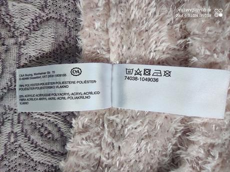 Chlpatý pulóver s flitrovou výšivkou zn. c&a, c&a,158