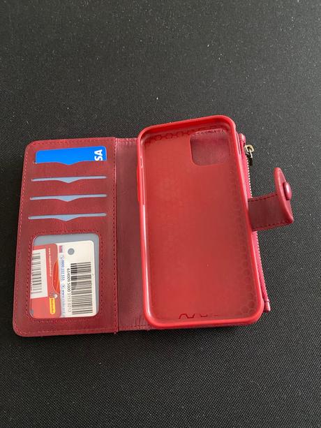Kozene puzdro s penazenkou na iphone 11pro, 
