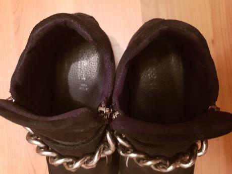 Talianske topanky z brusenej koze, 39