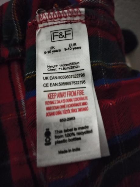 Šaty s dlhým rukávom, f&f,140