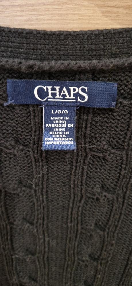 Svetrik chaps vzorovany l, l