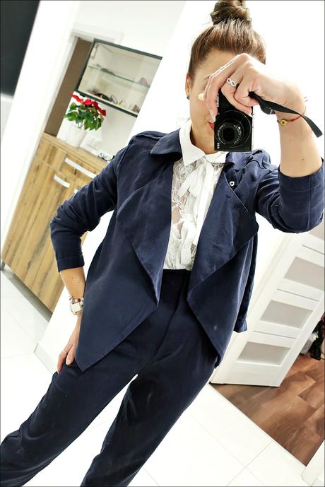 Tmavomodré tenké sačko zara, zara,xs