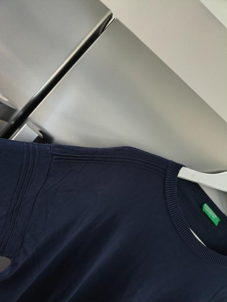 Benetton voľný tenší bavlnený sveter m-l, benetton,m