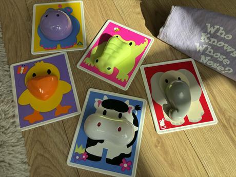 Skvelá hra pre deti "who knows whose nose", 