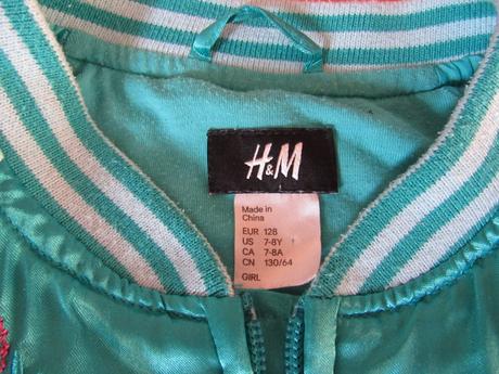 Saténová bundička, h&m,128