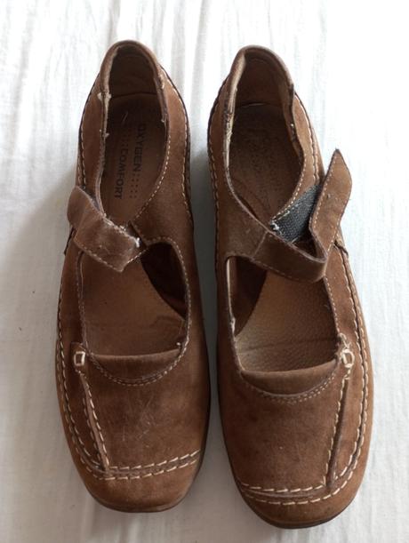 Kožené baleriny, 36