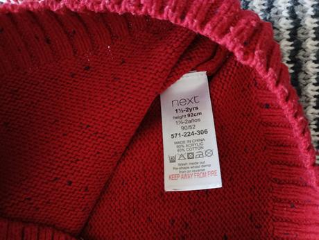 Next vianočný sveter, next,92