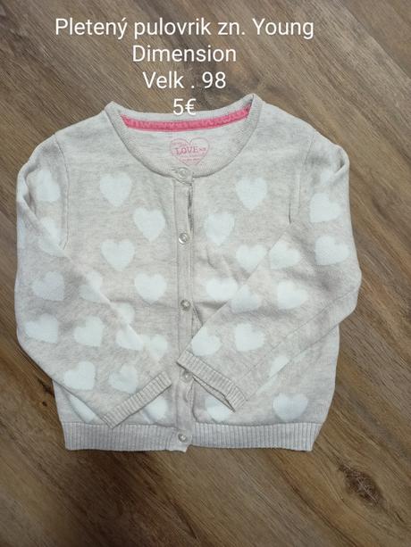 Srdiečkovy svetrik, young dimension,98