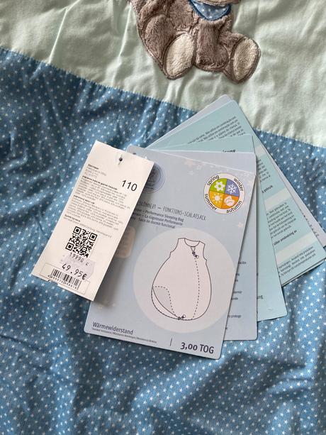 Spací vak sterntaler 3,0 tog 16-48m 110cm, sterntaler