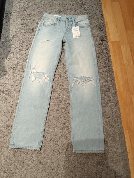 Zara čistonove rifle veľkosť 32, zara,32