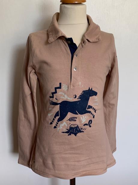 Fouganza detské tričko s dlhým rukávom, 152