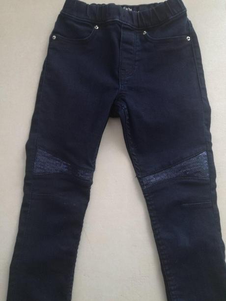 Nohavice riflove, h&m,116