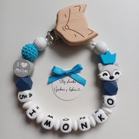 Retiazka na cumlík pre chlapčeka, 