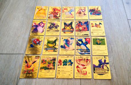 Zlaté pokémon karty, 