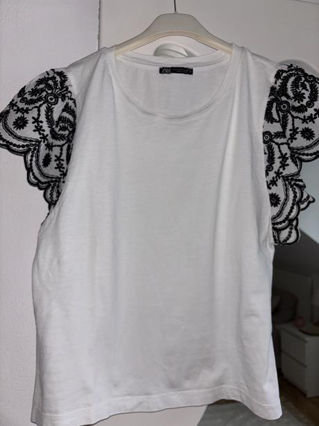 Top s výšivkou zara m, zara,m