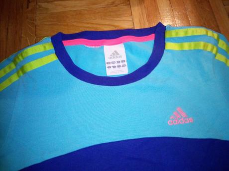 Farebné značkové tričko, adidas,158