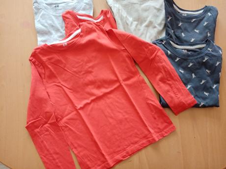 Tričká 122/128, h&m,122