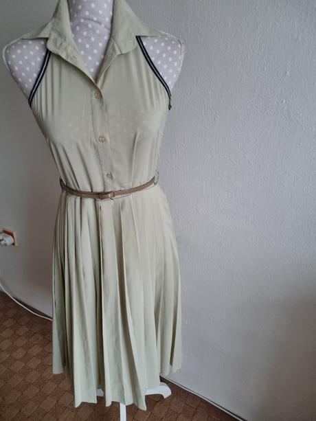 Luxusné krémové šaty gant s plisé sukňou veľ. 38, gant,38