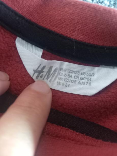 Mikina hm snoopy unisex v.122/128, h&m,122