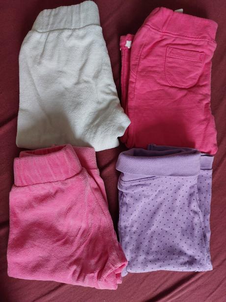 Teplaky 4 ks v super stave + tricko gratis, 74