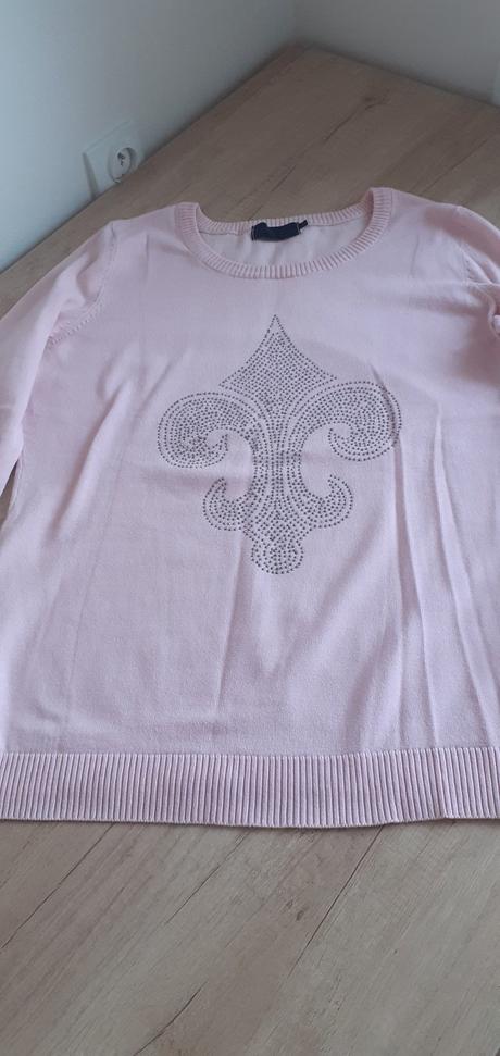 Ružový pulóver, bonprix,l