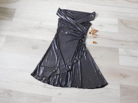 Šaty krástke pružné do leskla 40v, m, m