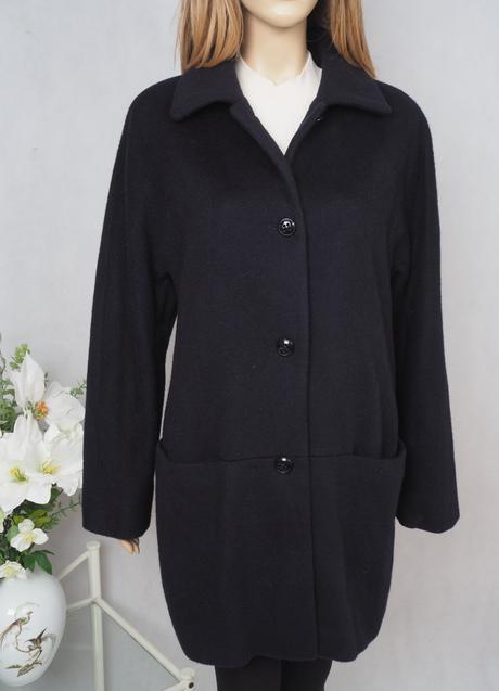 Luxusný vlnený kabát basler, 46
