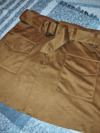 Hnedá mini, zara,xs