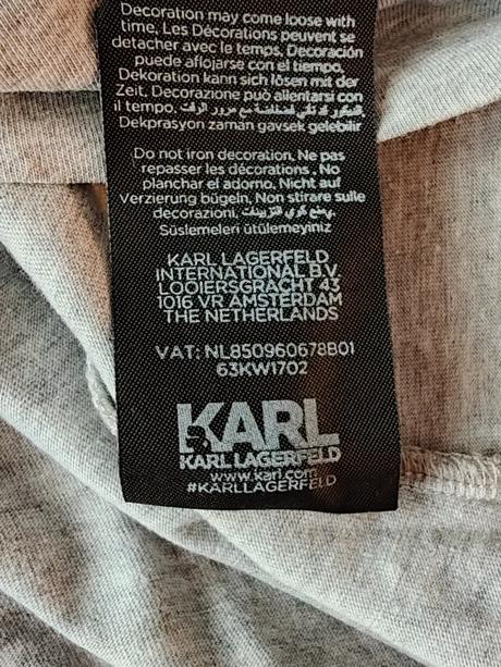 Karl lagerfeld originál moderné štýlové tielko, xs