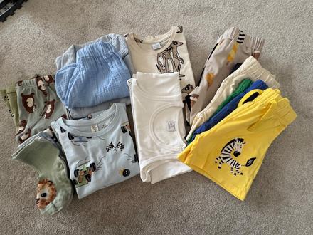 Mix letného oblečenia 98/104 lindex, h&m, 104–116