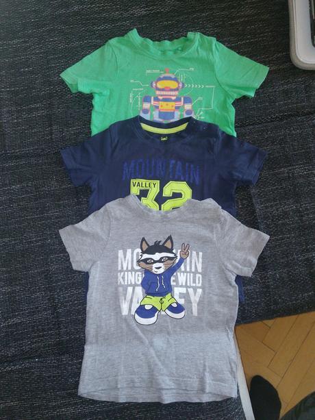 3 x tricko 86/92, lupilu,86